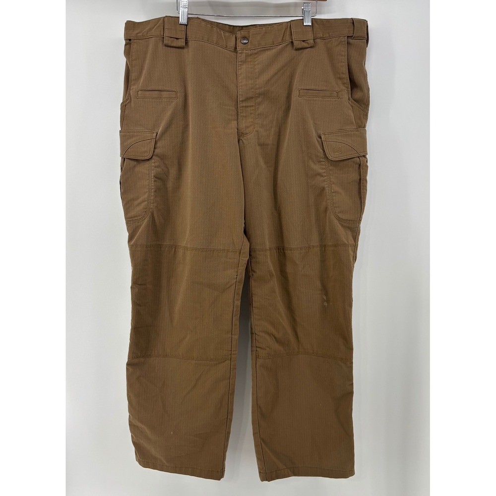 5.11 Tactical Ripstop Cargo Pants Men's 42x30 Tan Military Cargo Pants